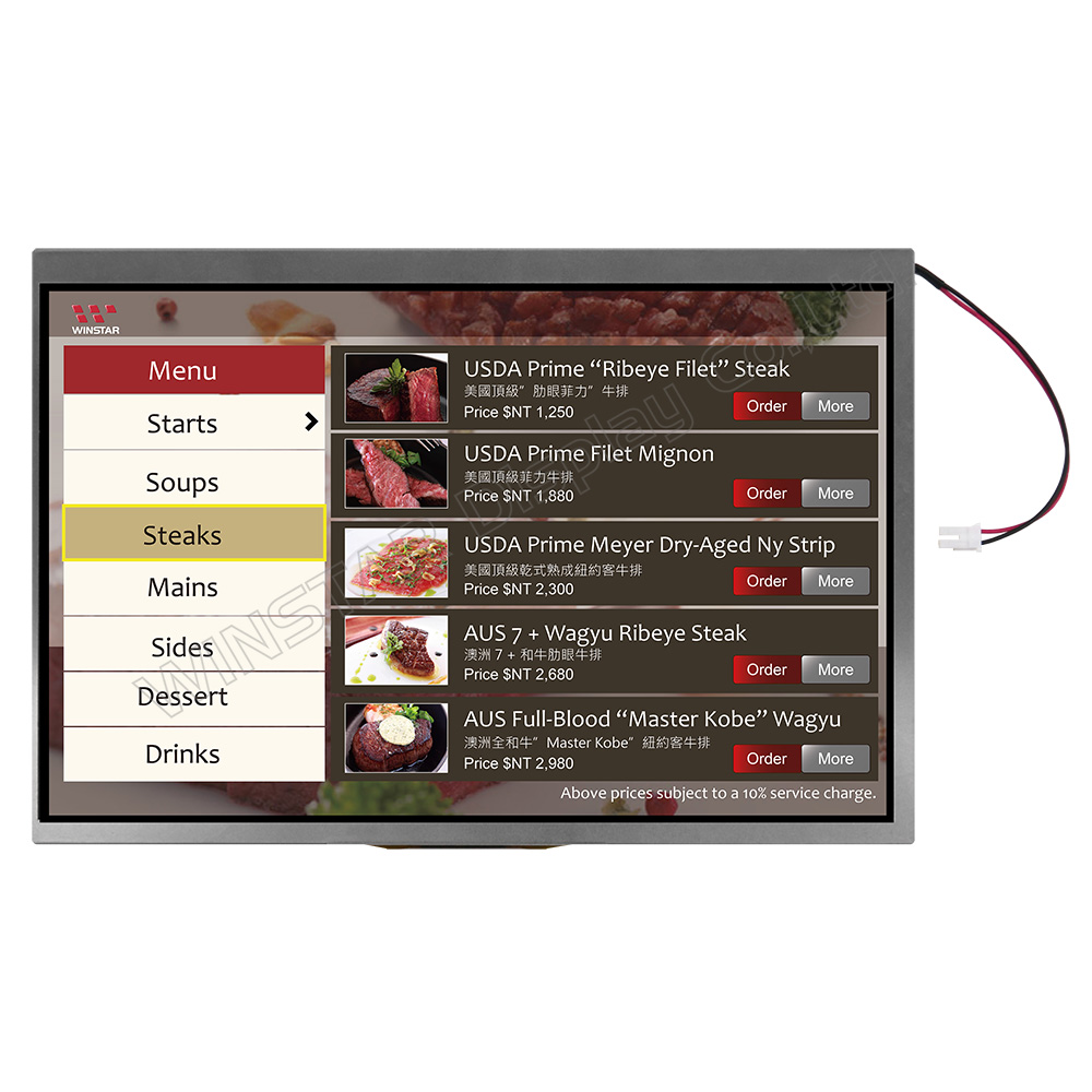 IPS ディスプレイ IPS TFT 液晶　WF101LSYAPLNN0