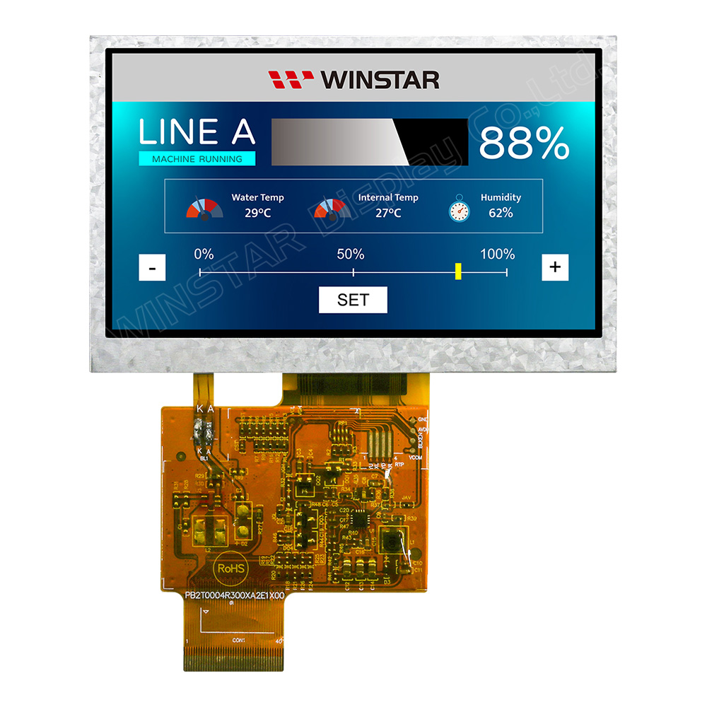 IPS ディスプレイ IPS TFT 液晶　WF43XTWAGDNN0